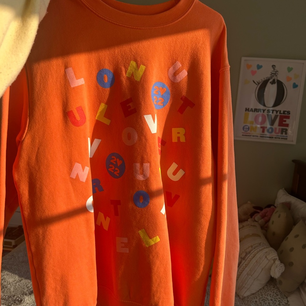 Harry Styles LOT Orange crewneck